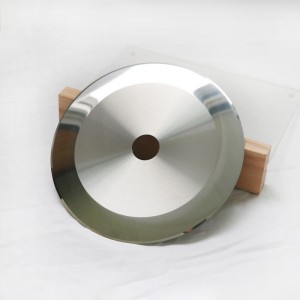 Adhesive Tape Tungsten Carbide Slitter Blades 25.4mm Double Bevel Cutting Edge