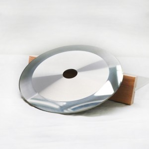 Adhesive Tape Tungsten Carbide Slitter Blades 25.4mm Double Bevel Cutting Edge