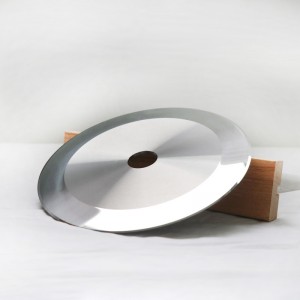 Adhesive Tape Tungsten Carbide Slitter Blades 25.4mm Double Bevel Cutting Edge