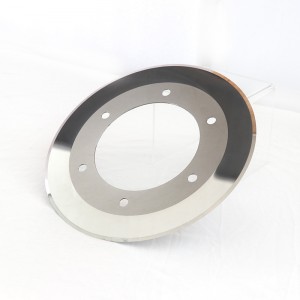 High Hardness Circular Slitter Blades , Carbide Paper Core Cutting Blade YG13X